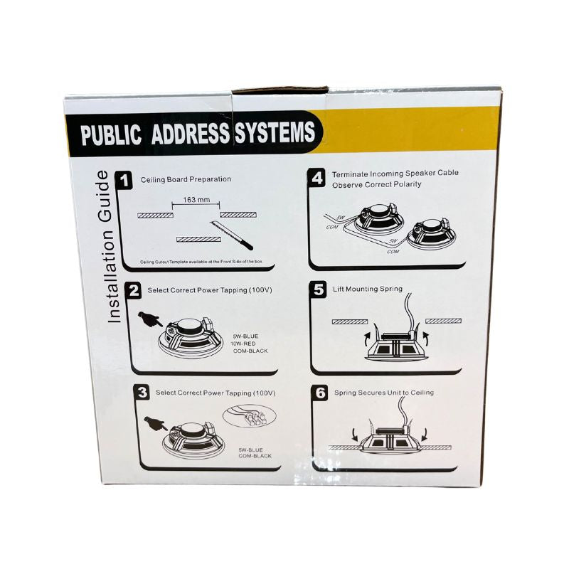 ATC-CSP106 Ηχείο Οροφής 70-100V 6"