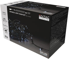 Entac Christmas Lights Extendable IP44 240 LED Cold 24m (With Power Supply)
