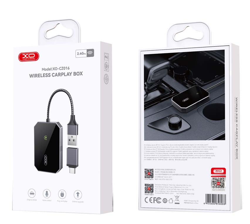 XO CZ016 Μονάδα Οθόνης Carplay
