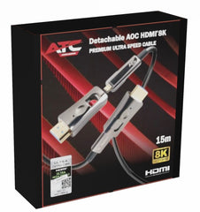 ATC AOC HDMI 2.1V 8K Αποσπώμενο Οπτικό Καλώδιο 15m