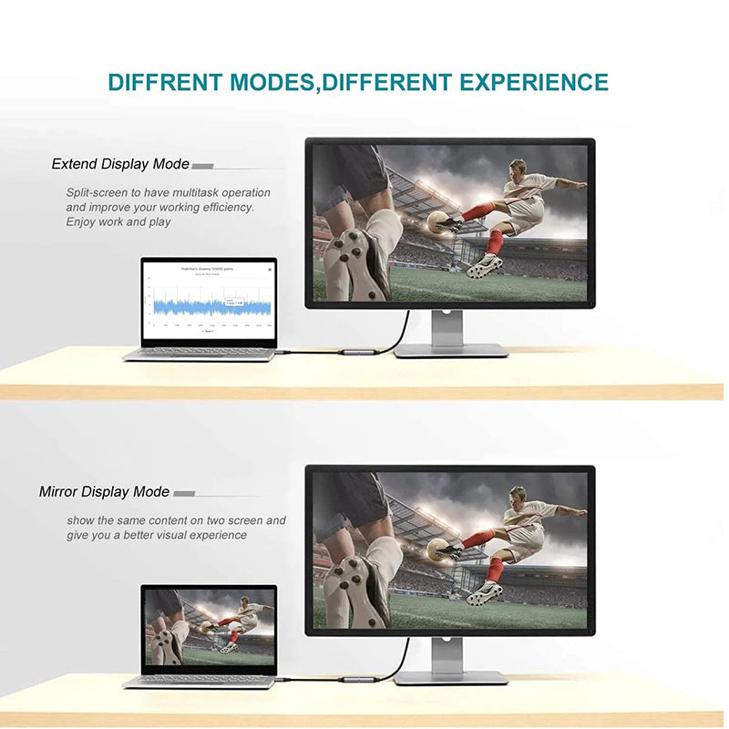 Καλώδιο Αντάπτορας Type-C to HDTV 4k 60hz 10cm
