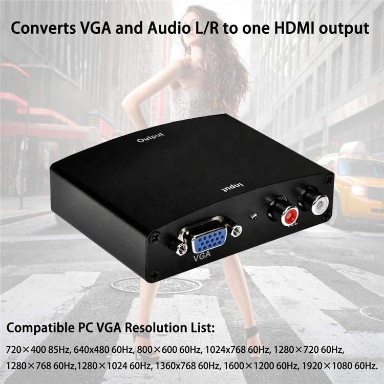 VGA σε HDTV με Κάλυμα Αλουμινίου