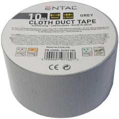 Entac Μονωτική Ταινία Cloth 0.18x50mm Γκρι 10m