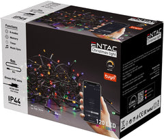 Entac Christmas Lights IP44 120 LED Multicolor 9m Tuya