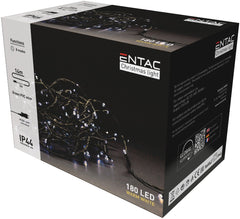 Entac Christmas Lights IP44 180 LED Warm 14m