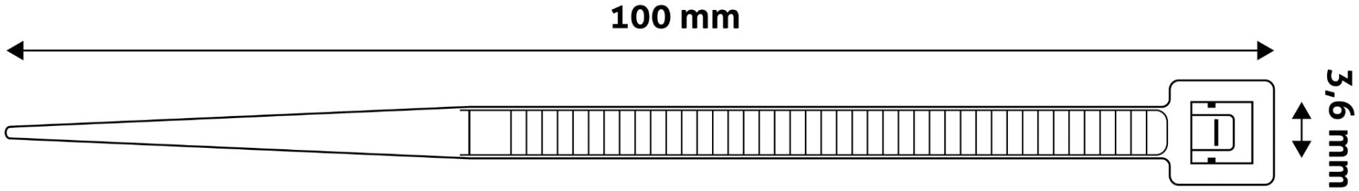 Entac Δεματικά ECT-3.6-100-B Μαύρο