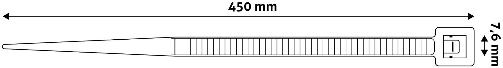 Entac Δεματικά ECT-7.6-450-W Άσπρο