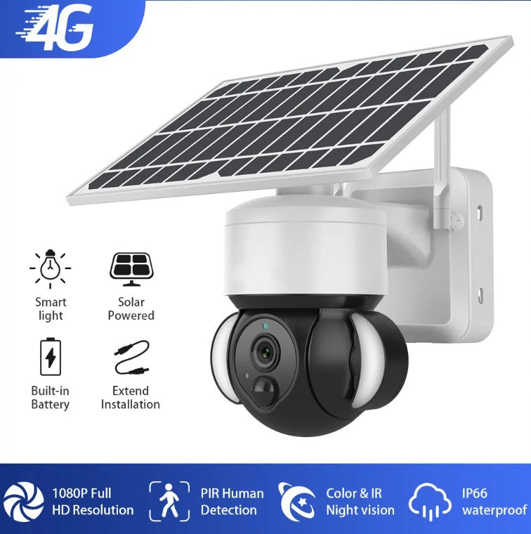 EDUP 4G Solar Surveillance Camera 3MP WiFi IP66 Outdoor