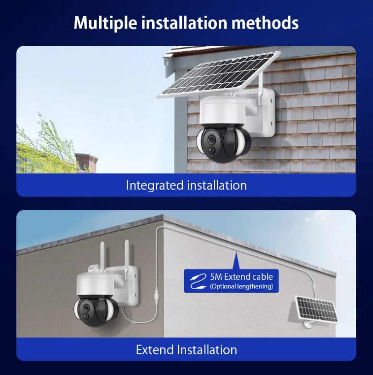 EDUP 4G Solar Surveillance Camera 3MP WiFi IP66 Outdoor