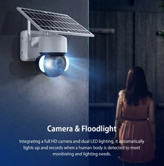 EDUP 4G Solar Surveillance Camera 3MP WiFi IP66 Outdoor