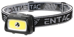 Entac Headlamp 5+3W (3xAAA Not Included) Black