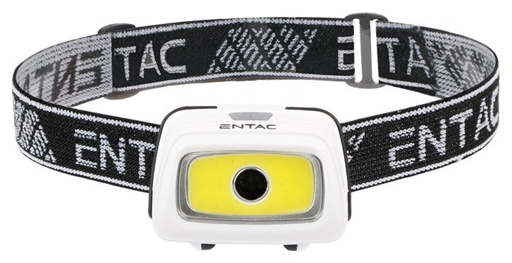 Entac Φακός Κεφαλής 5+3W (3xAAA Δεν Περιλαμβ.) Λευκός