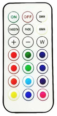 Entac Mini Portable Night Light 0.45W RGB RC Set of 6pcs
