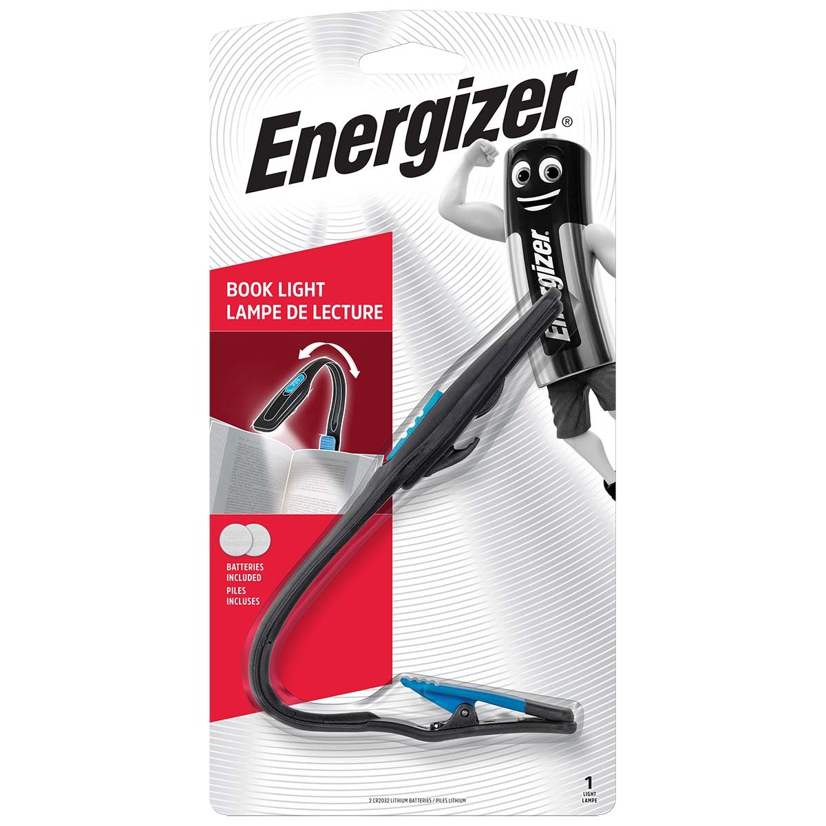 ENERGIZER Clip-on Reading Light 11lm 2xCR2032 - BKFN2B4