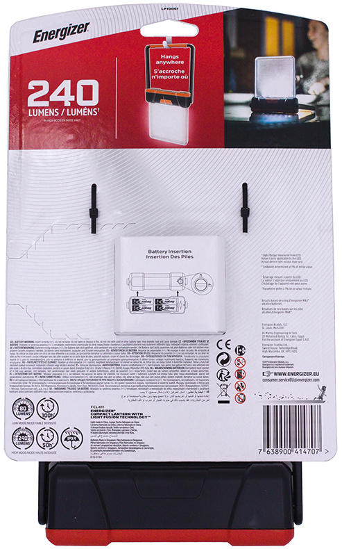 Energizer Fusion Compact LED Lantern Incl. 4xAA