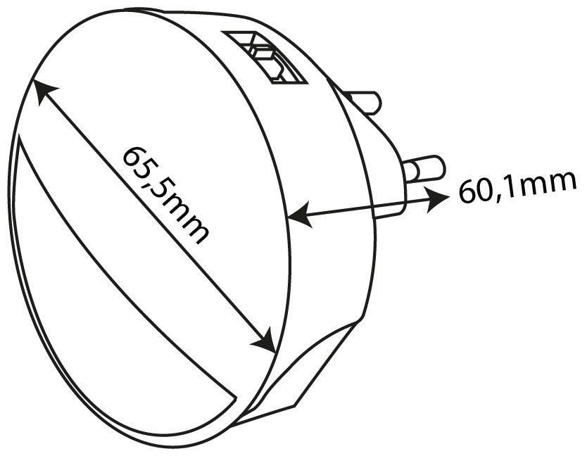 Entac Night Light 0.8W CDS with Dusk to Dawn Sensor