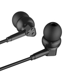 XO EP33 Ακουστικά Handsfree 1.15m Μαύρα