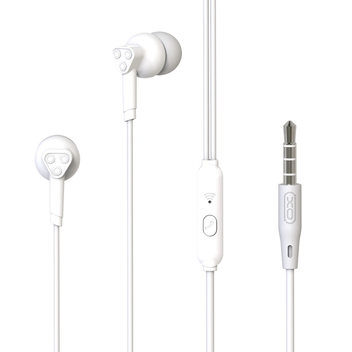 XO EP33 Ακουστικά Handsfree 1.15m Μαύρα
