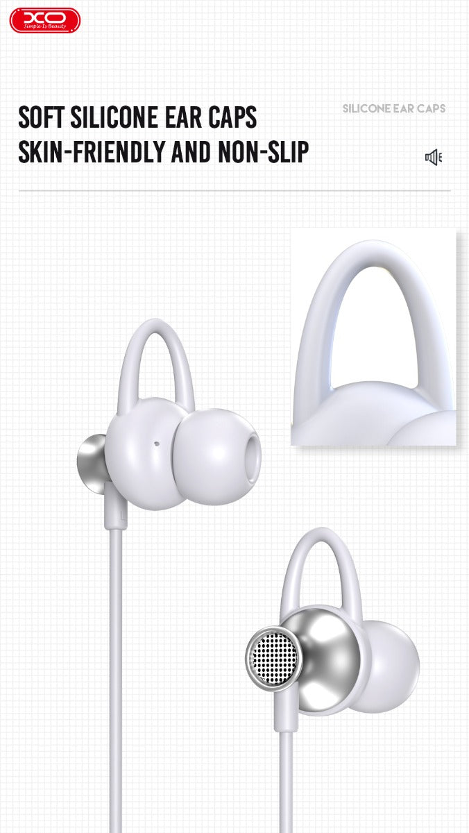 XO EP41 Ακουστικά Handsfree 3.5mm In-ear 1.2m Γκρι