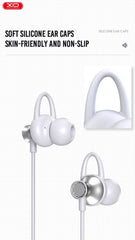 XO EP41 Ακουστικά Handsfree 3.5mm In-ear 1.2m Γκρι