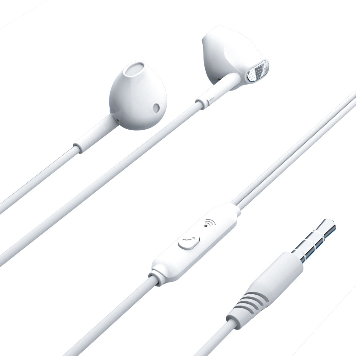 XO EP52 Metal Handsfree in-ear Headphones 3.5mm White
