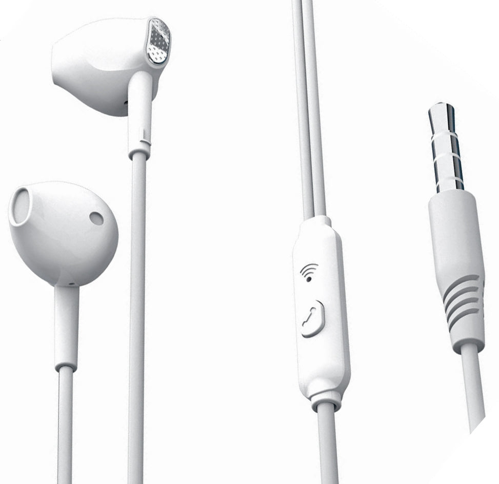 XO EP52 Metal Handsfree in-ear Headphones 3.5mm White