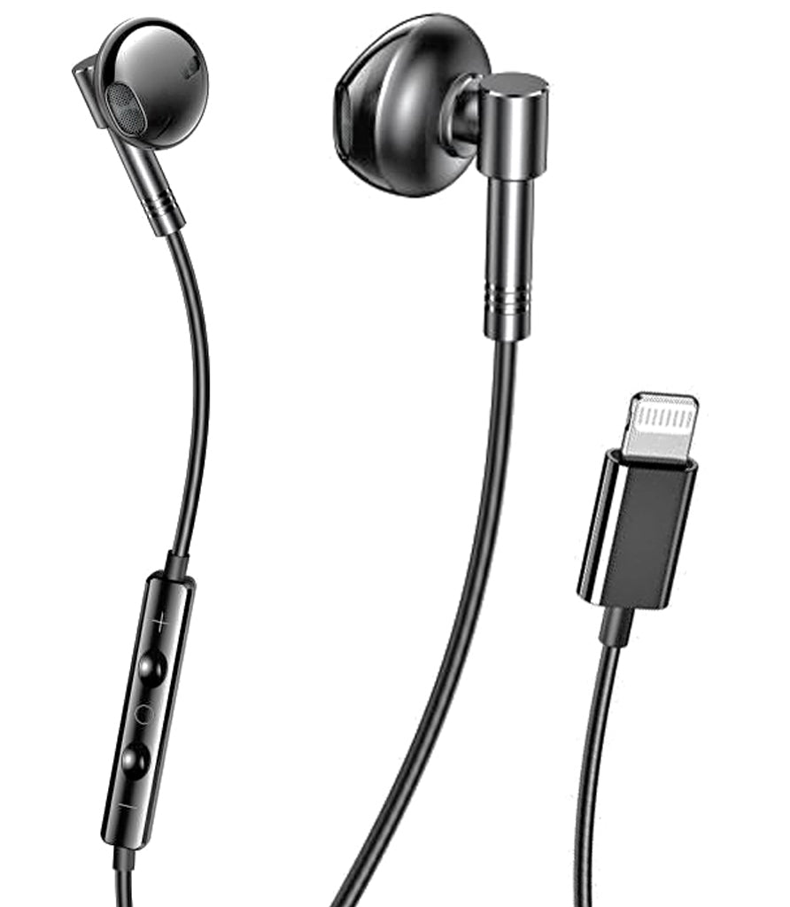 XO EP61 Ακουστικά Handsfree Lighting Μαύρα