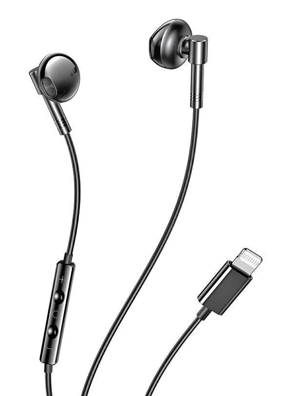 XO EP61 Ακουστικά Handsfree Lighting Μαύρα