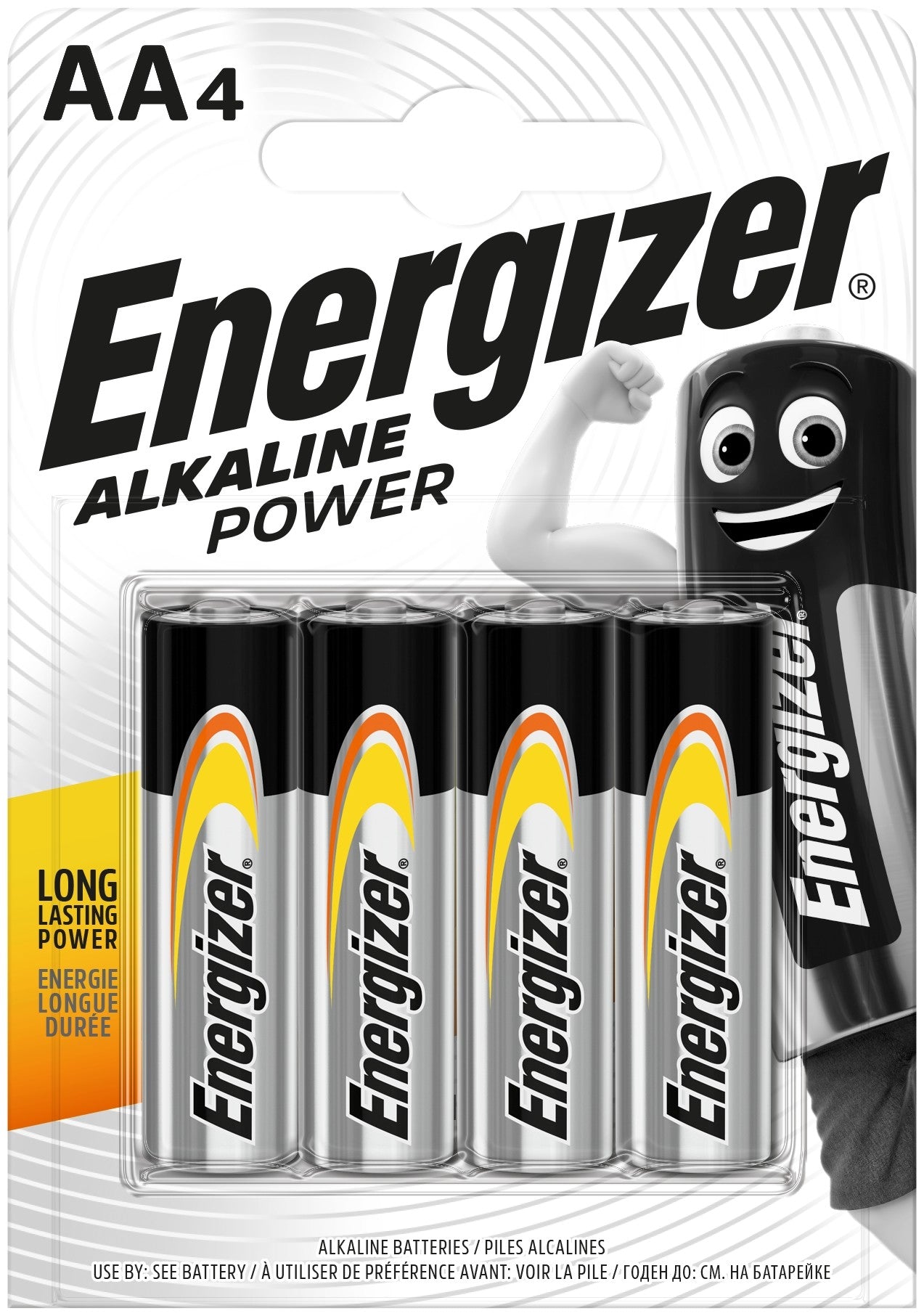 Energizer Power Alkaline AA Batteries (4pcs)
