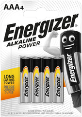 Energizer Power Alkaline AAA Batteries (4pcs)