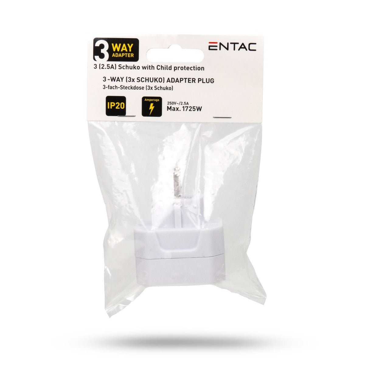 Entac Adapter Schuko to 3 Bipolar (3 Euro)