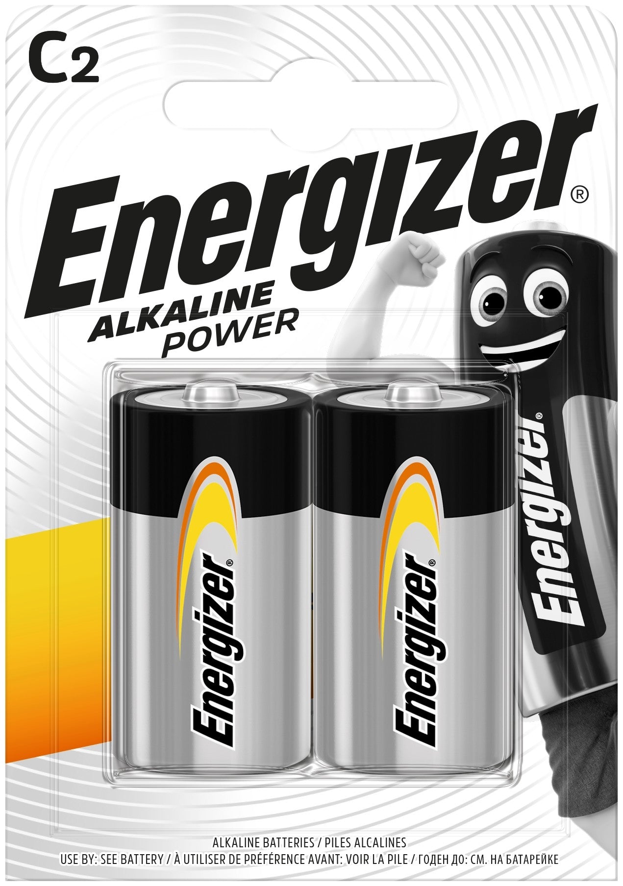 Energizer Power Alkaline C Batteries (2pcs)