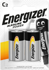 Energizer Power Alkaline C Batteries (2pcs)