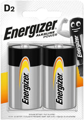 Energizer Power Alkaline D Batteries (2pcs)