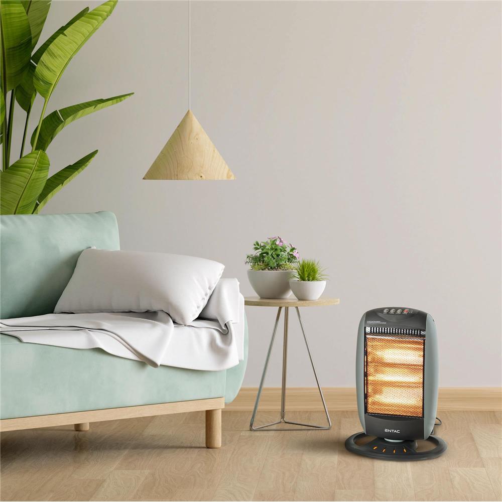 Entac Φορητή Σόμπα Χαλαζία 400/800/1200W