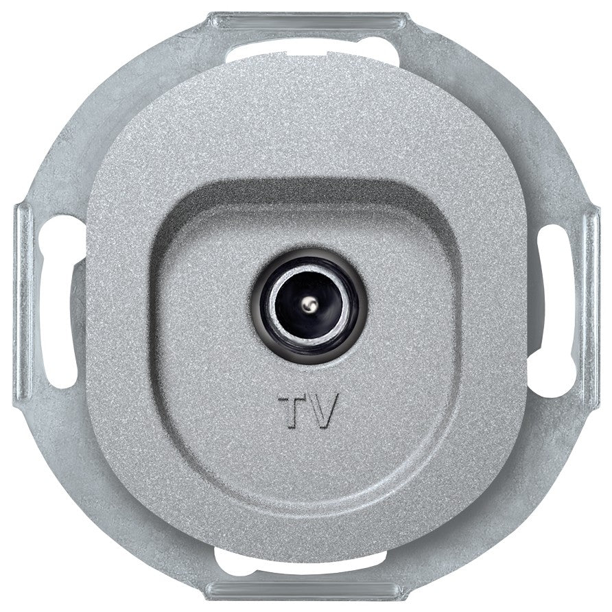 EON E612I.S TV Aerial Socket without Cover Frame for Individual Systems Silver