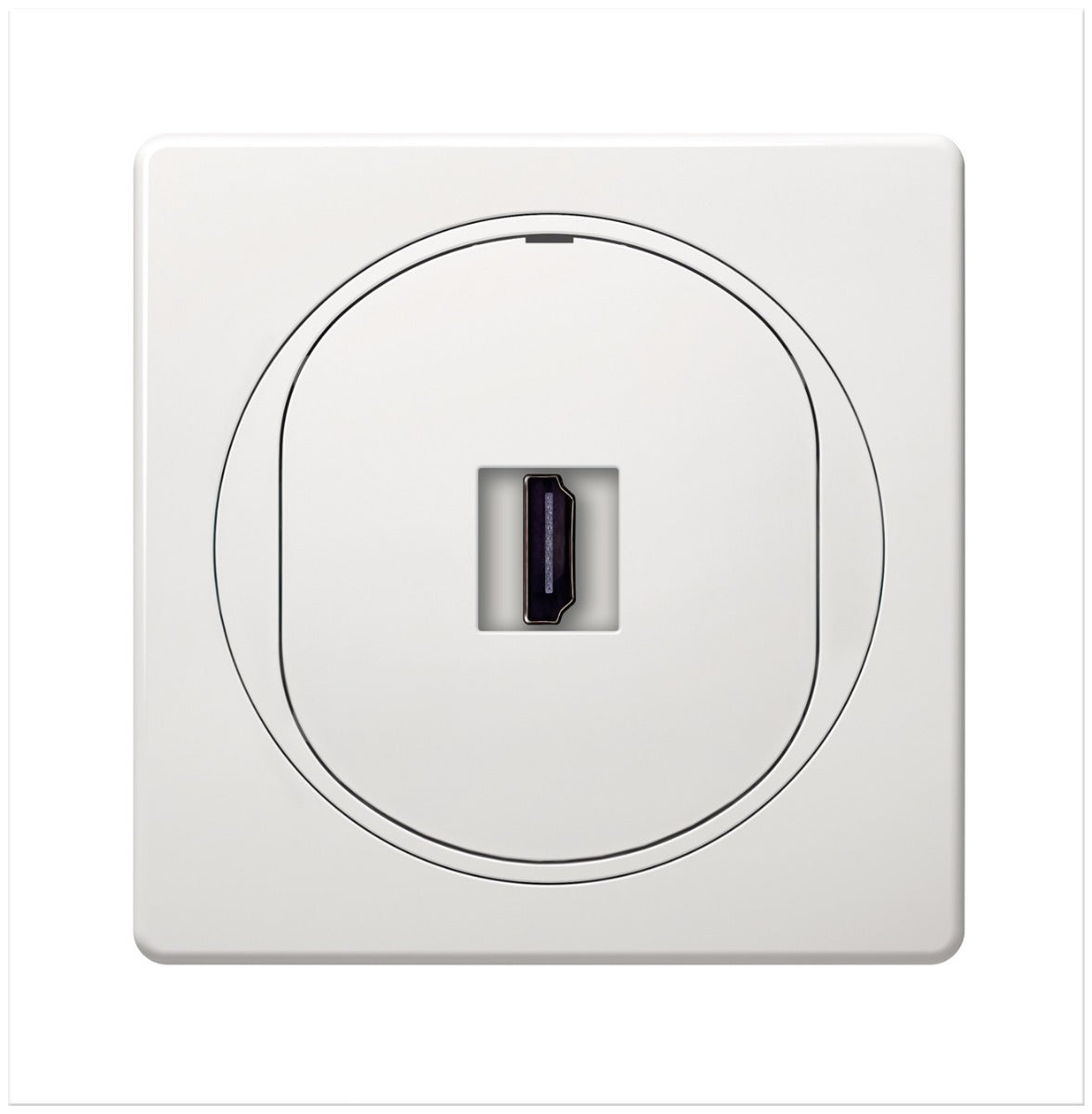 EON HDMI/HDMI Keystone Jack White