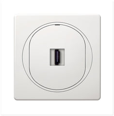 EON HDMI/HDMI Keystone Jack White