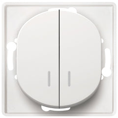EON E626.0 Σειριακός Διακόπτης με Ένδειξη Χωρίς Πλαίσιο Κάλυψης Λευκός