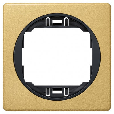 EON E6801.GE Single Door Frame 80x80 Gold with Black Bracket