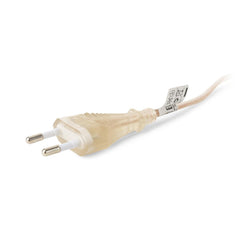 Entac Rewireable Καλώδιο 2G0.75 με Διακόπτη ON/OFF Διαφανές 1m