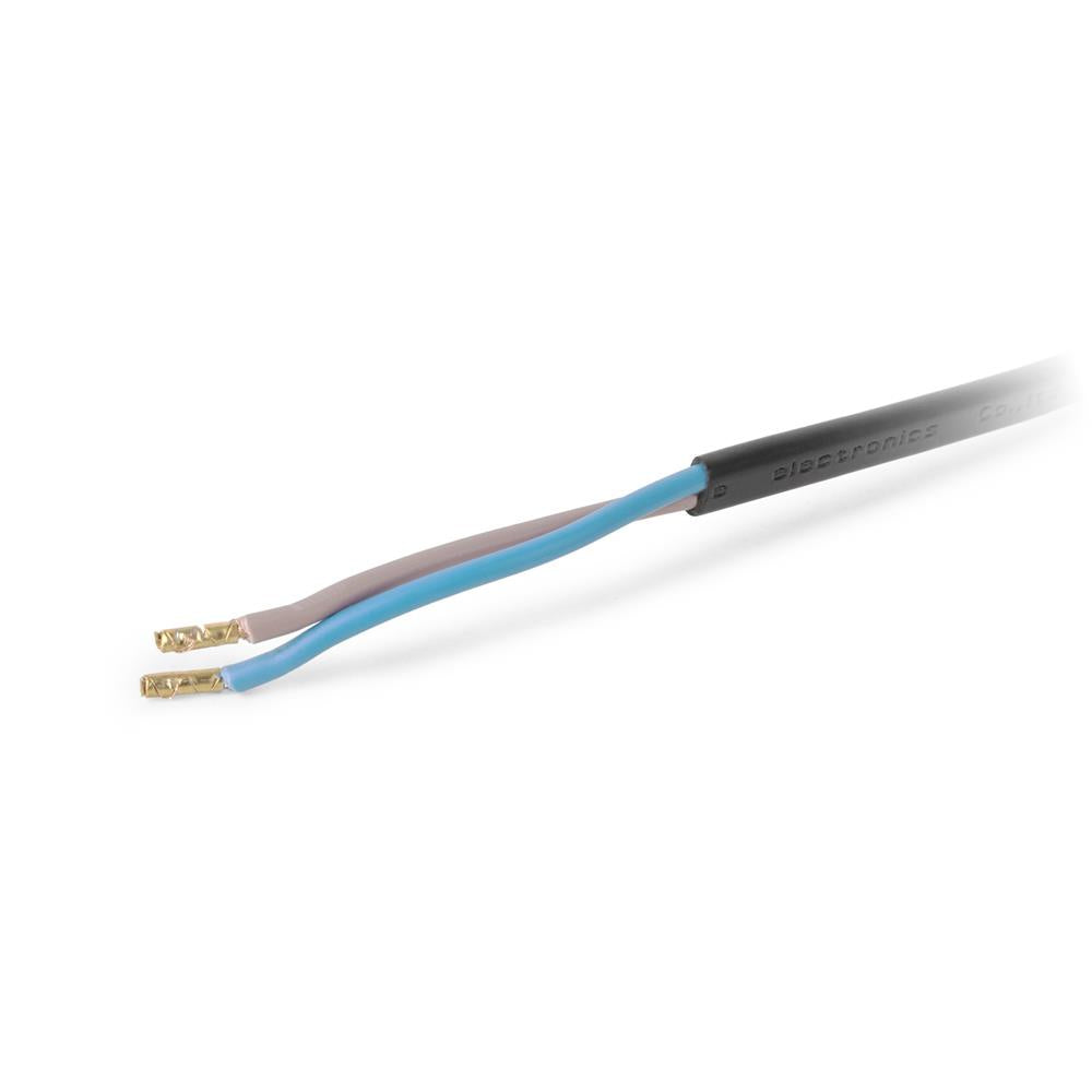 Entac Rewireable Καλώδιο 2G0.75 με Διακόπτη ON/OFF Μαύρο 2.5m