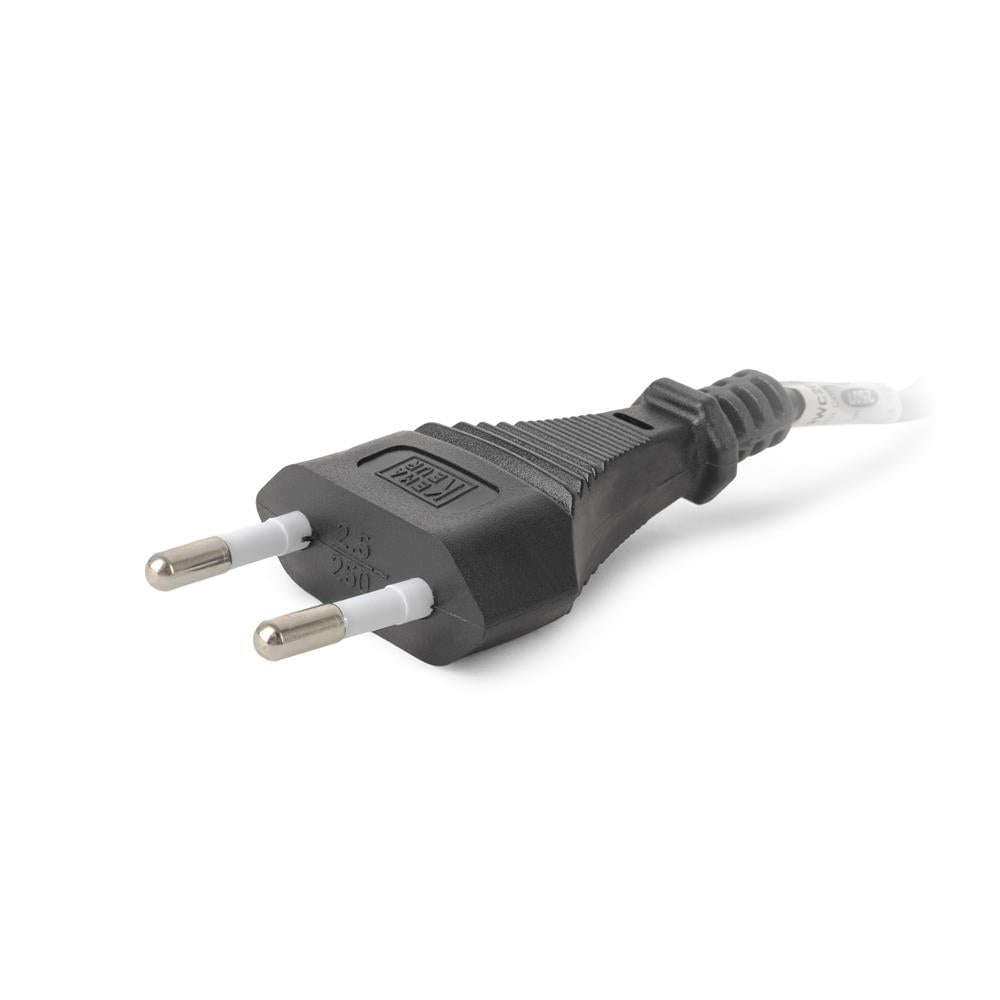 Entac Rewireable Καλώδιο 2G0.75 με Διακόπτη On/Off Μαύρο 5m