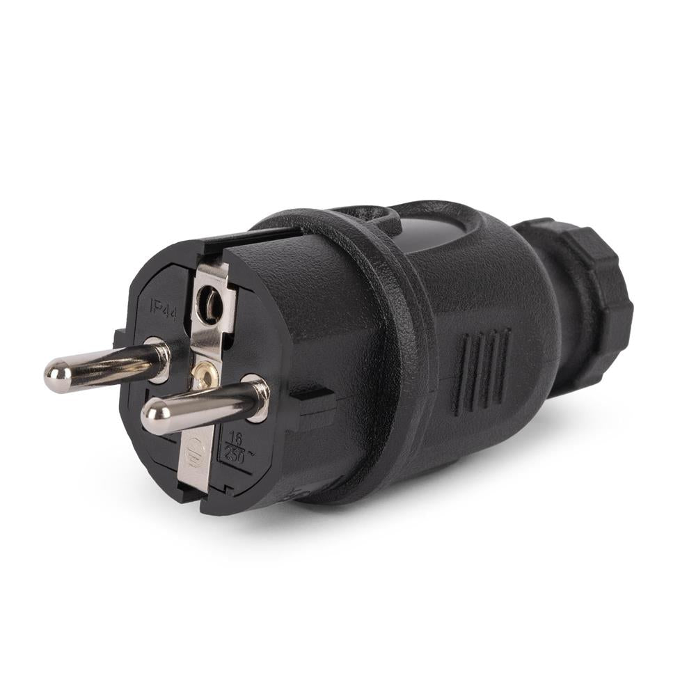 Entac Rewireable IP44 Γειωμένη Πρίζα, πίσω είσοδος, Uni-Schuko