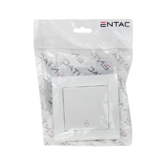 Entac 106 Arnold Εντοιχισμένος Εναλλακτικός Διακόπτης Τοίχου Λευκός