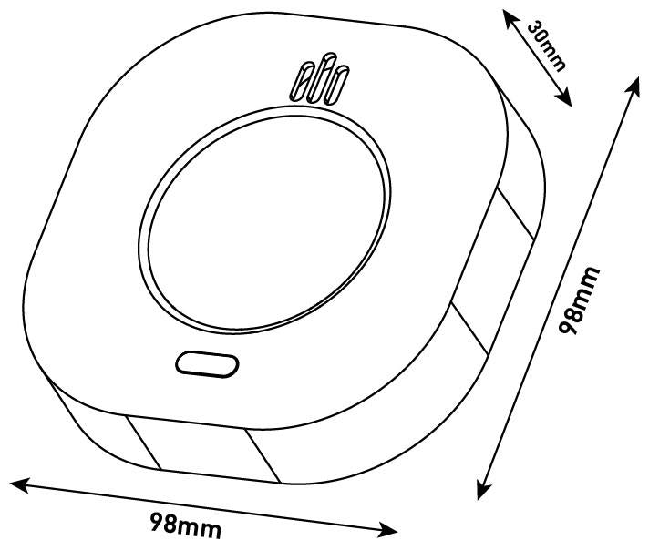 Entac Smart Ανιχνευτής Μονοξειδίου του Άνθρακα CO με WIFI TUYA