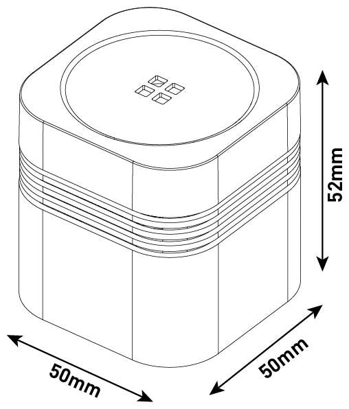 Entac Smart Mini Ανιχνευτής Καπνού με WIFI TUYA