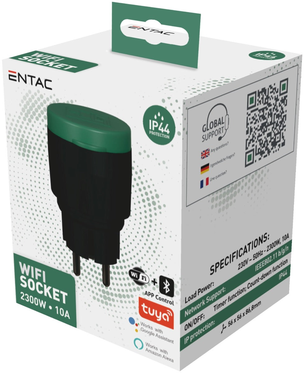 Entac Εξωτερική Πρίζα WIFI IP44