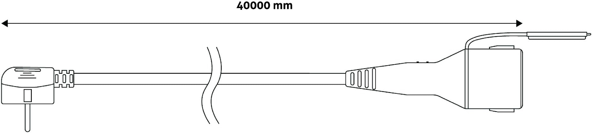 Entac Προέκταση IP44 3g2.5mm2 40m