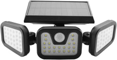 Entac Ηλιακό Φωτιστικό Τοίχου 15W SMD 3 Κεφαλές με Ανιχνευτή Κίνησης